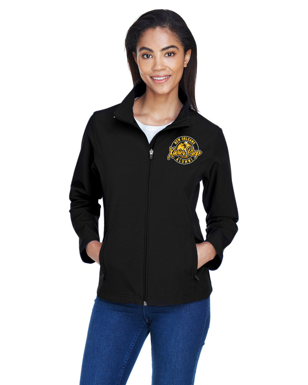Xavier Prep Ladies Embroidery Leader Soft Shell Jacket